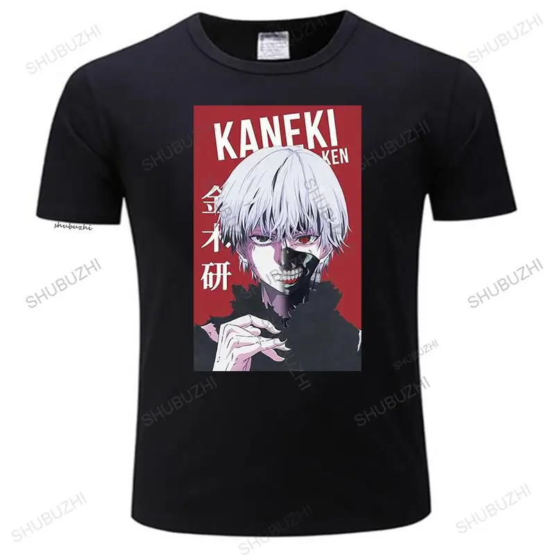 

New Kaneki Tokyo Ghoul T Shirt Men's High Quality Aesthetic Cotton Cool Japan Anime T-shirt Harajuku Streetwear Camisetas Hombre