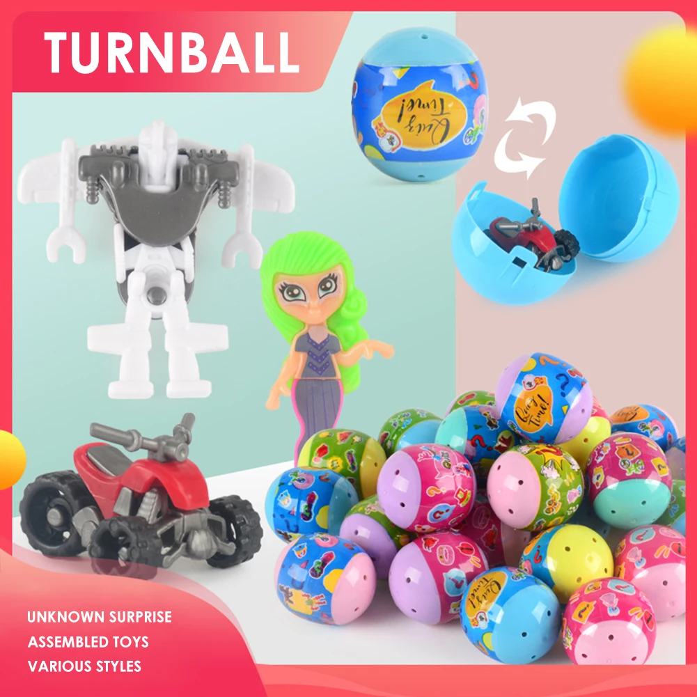 New Twisted Egg Figure Toy Mini Dolls Children Portable Interactive Plastic Capsules Balls Present for Vending Machine | Игрушки и хобби