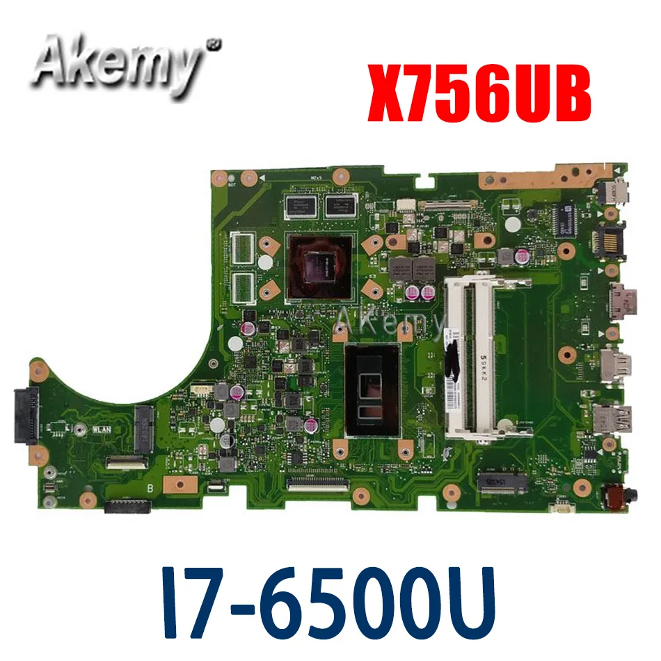 Материнская плата Amazoon X756UB MAIN_BD./I7 6500U GTX940M 2GB For Asus X756U X756UXM K756U X756UB|Материнские платы|