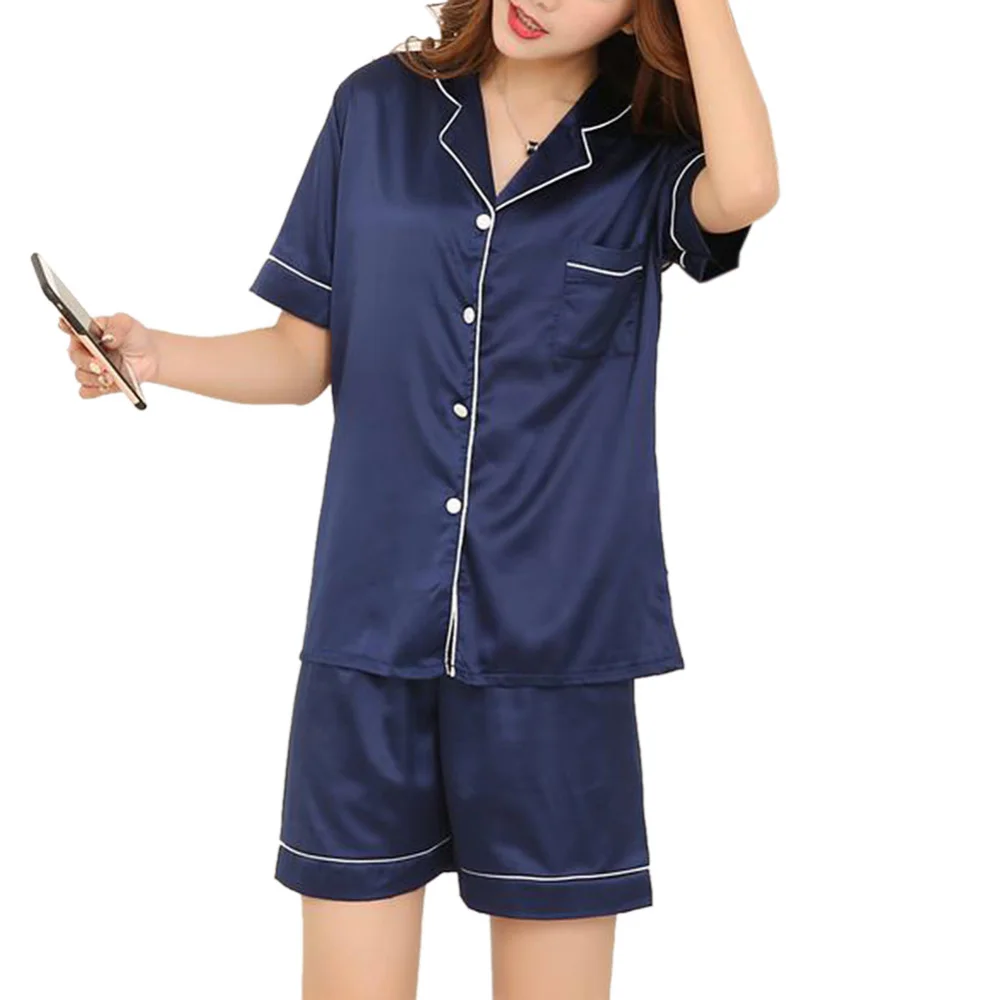 2020 Женская одежда для сна ночная рубашка сатиновая из искусственного шелка