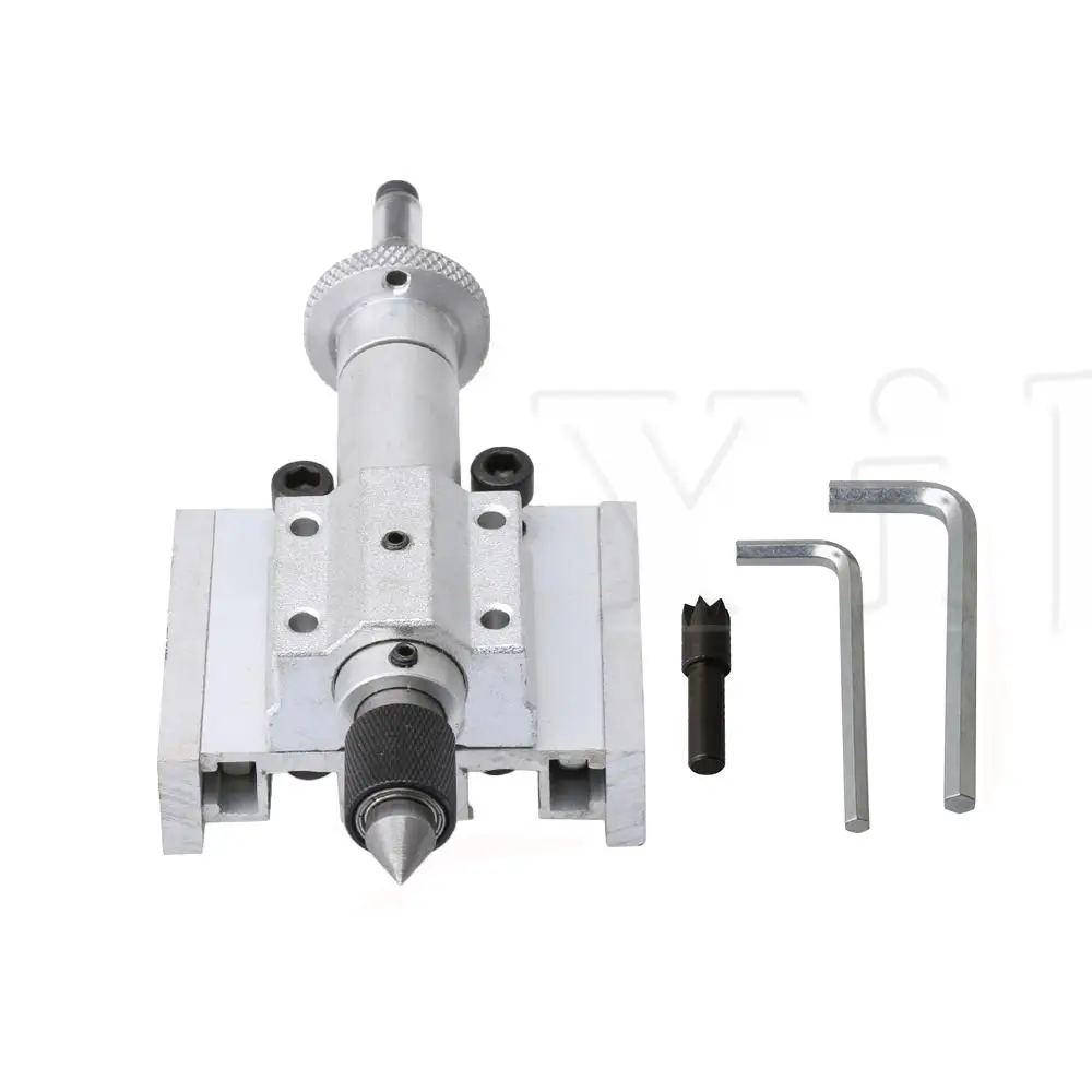 

Metal Miniature Lathe Machine Adjustable Tailstock Jade Puncher