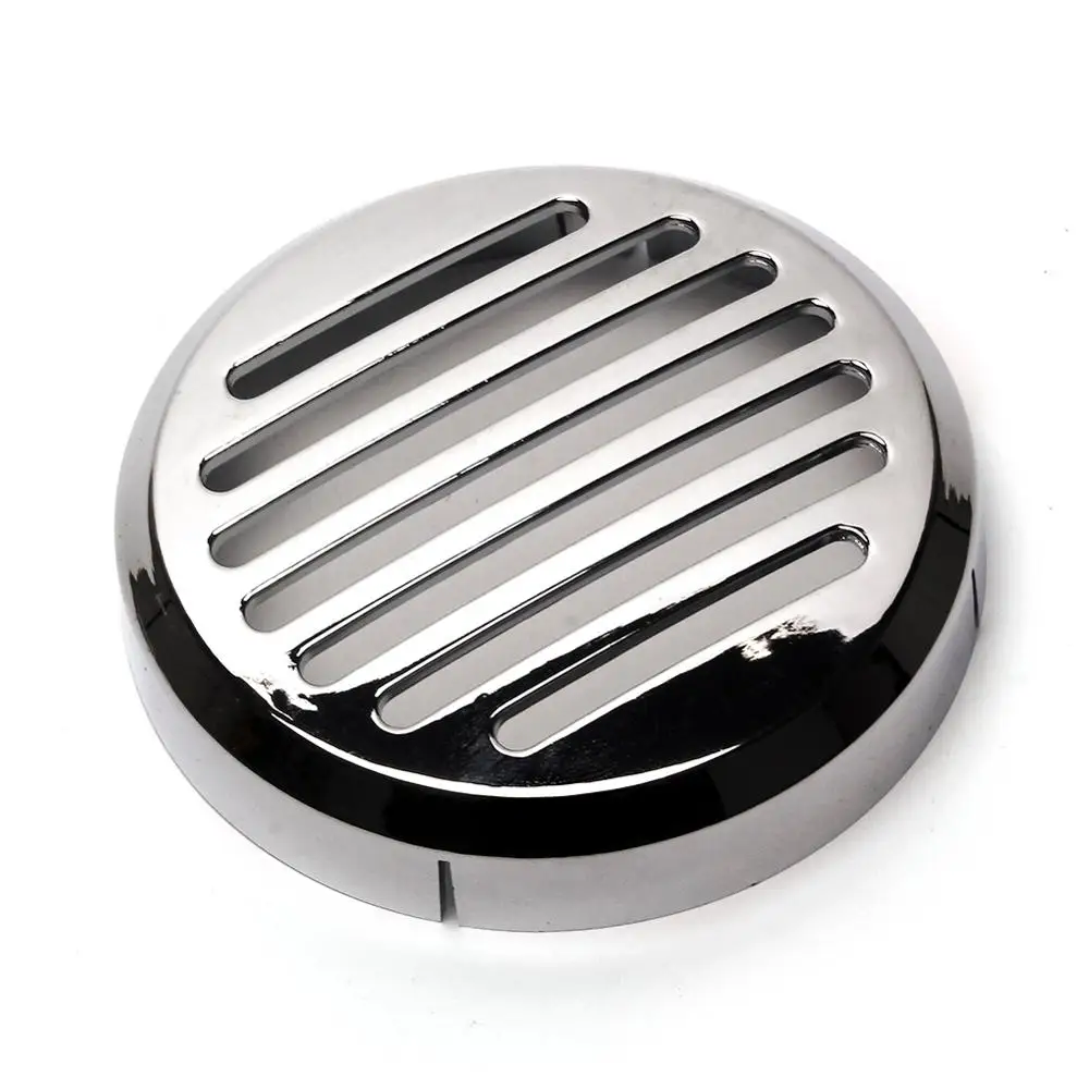 Верхняя хромированная круглая шлицевая решетка для мотоцикла автомобильный