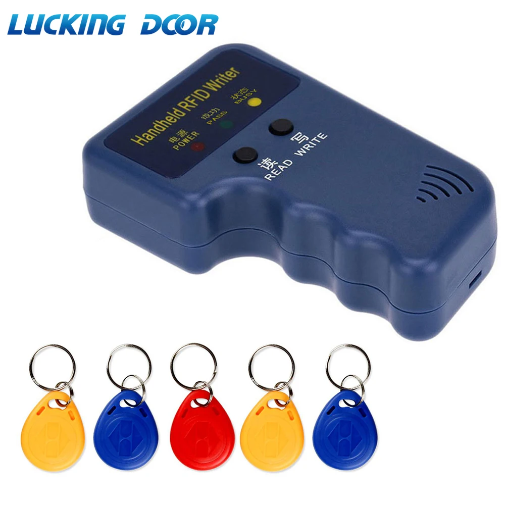 Ручной 125 кГц RFID Дубликатор Копир Писатель программист Считыватель ID карта