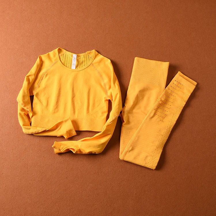 Комплект из 2 предметов для йоги Женская Спортивная одежда фитнеса женские