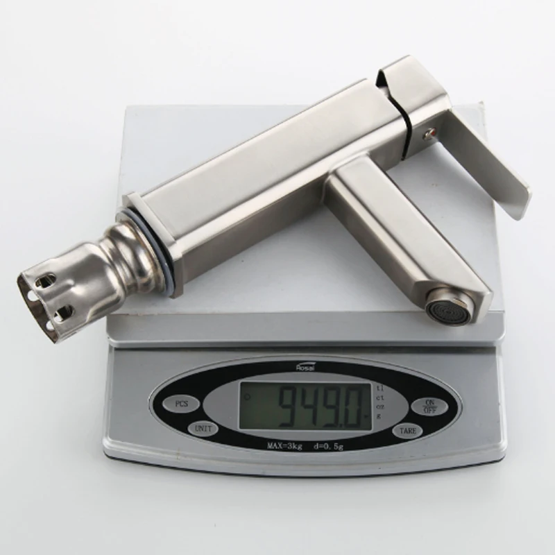 304 Нержавеющая сталь Ванная комната бассейна кран квадратный душевой набор с