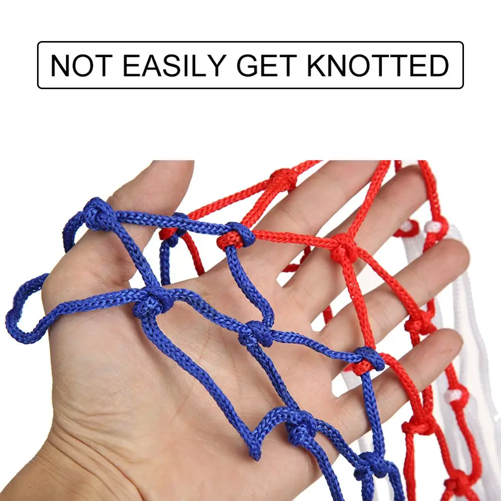 Basketball Net All-Weather Red+White+Blue Tri-Color Hoop Powered Basket Rim | Спорт и развлечения