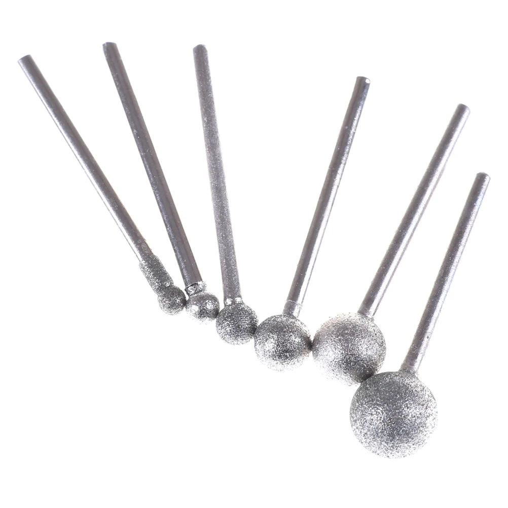 

6Pcs/lot Round Diamond Grinding Wheel For Rotary Tool Diamond Granite Diamond Burs Tools Accessories