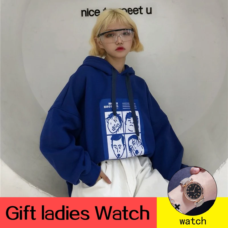 Уличная одежда больших размеров веселое Harajuku женские толстовки с принтом 2019