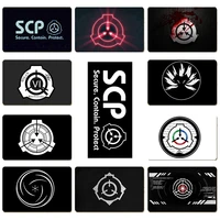 scp secret foundation card stickers special logo cosplay access grade or 2552
