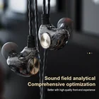 Оригинальные прозрачные наушники-вкладыши Fonge K1, проводные наушники с сабвуфером, стереонаушники с басами, Спортивная гарнитура с микрофоном для iPhone, Xiaomi AT