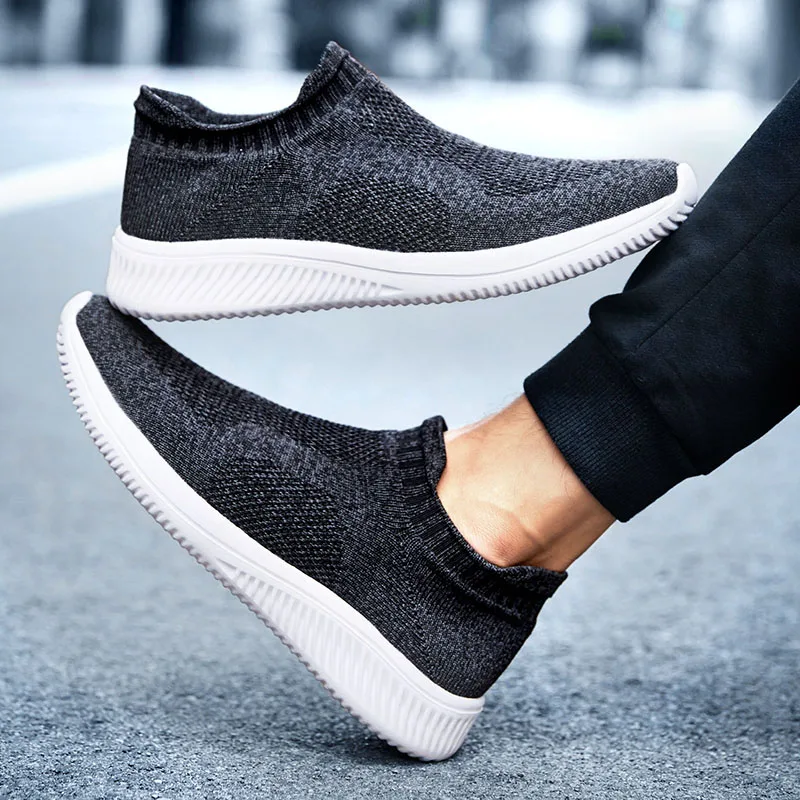 

Hot sale men casual socks shoe Comfortable Shoes daikao toefl soft faranzi loafers Walking Style Shoes men sock running sneakers