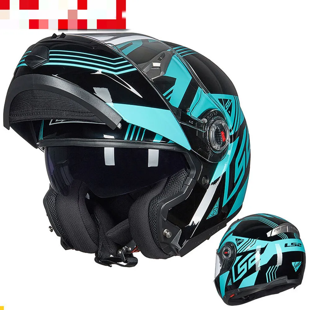

Genuine Motorcycle Helmet Double-lens Uncovered Helmet Four Seasons Multi-functional Helmet Men's and Women's Safety Helmet FF37