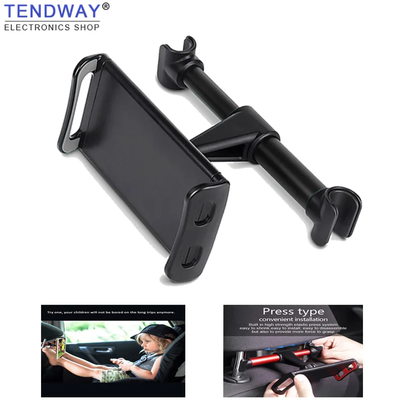 

Tendway Car Tablet Holder Back Seat Mount 360 Rotation Tablet Stand For Ipad 2/3/4 Air Pro 7-11' Phone Universal Mobile Stand