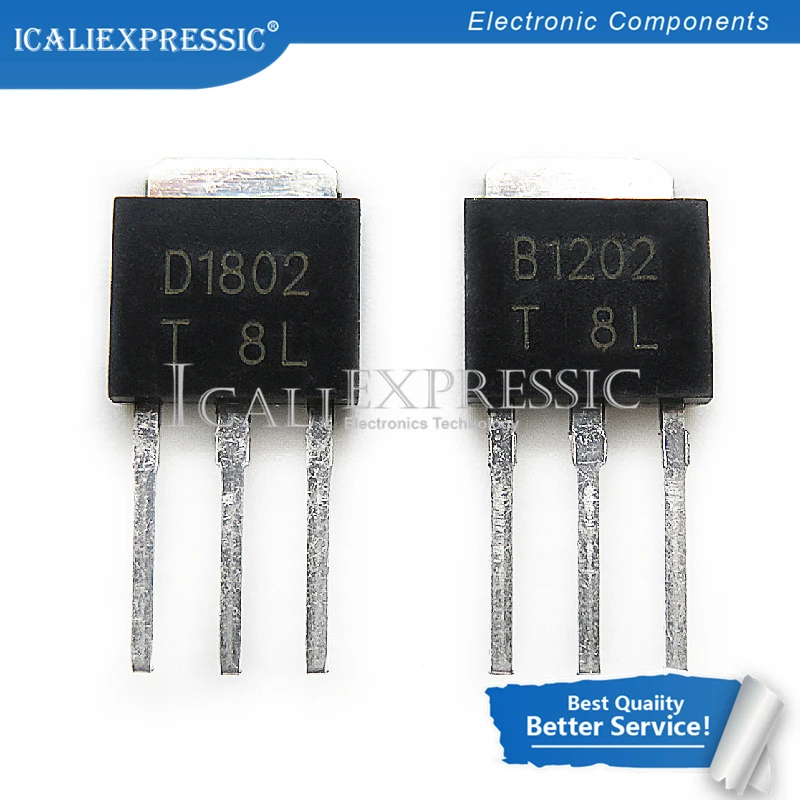 

10 шт. D1802 B1202 2SD1802 2SB1202-251 новый оригинальный в наличии