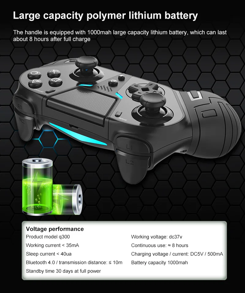Беспроводной Bluetooth джойстик для Sony PS4 Elite/Slim/Pro контроллер геймпад консоли Playstation4
