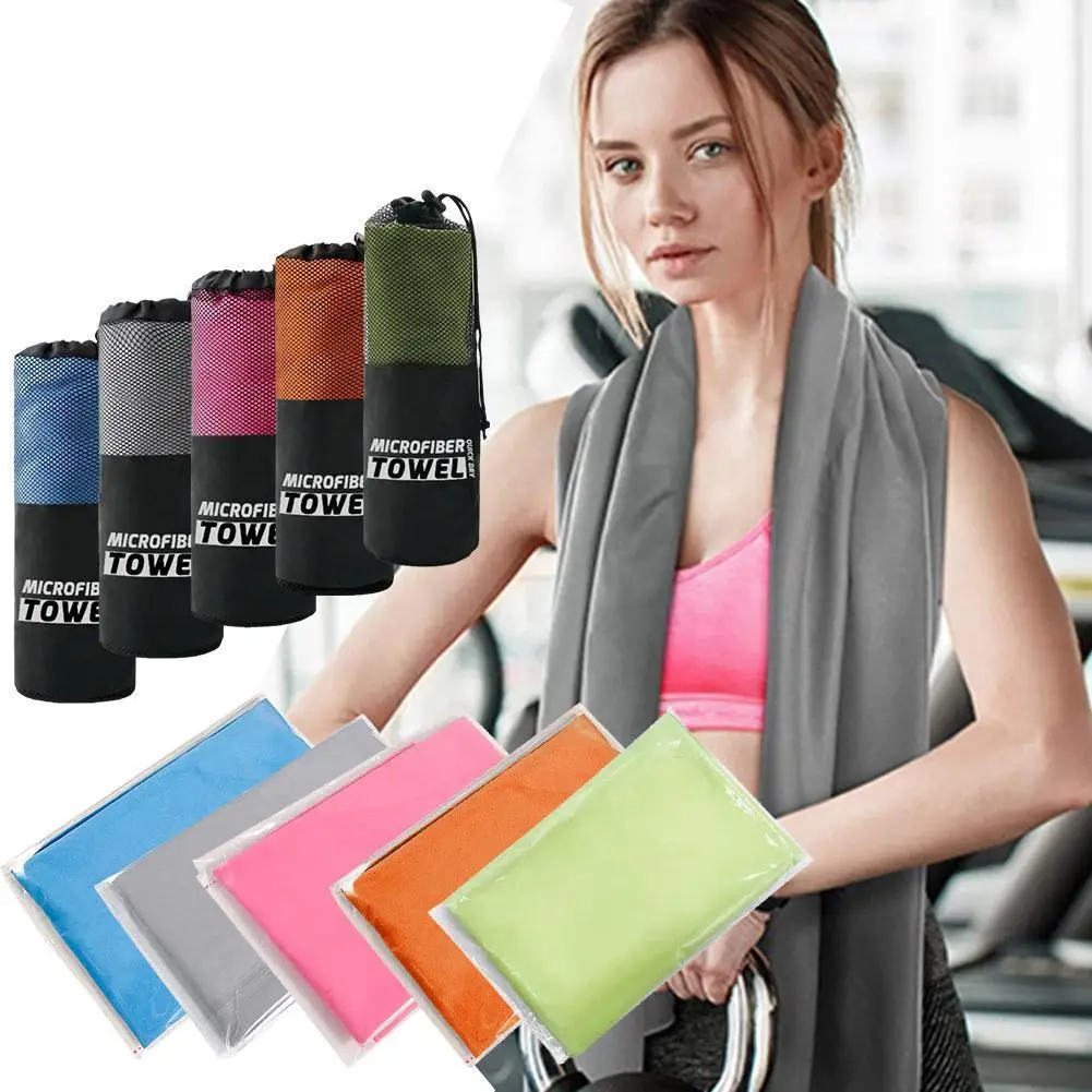 

Outdoor Sports Towel 40x80cm Swimming Quick-drying Bag Without Storage Towel Absorbent Storage Bag Super With Towel Sports A0z8