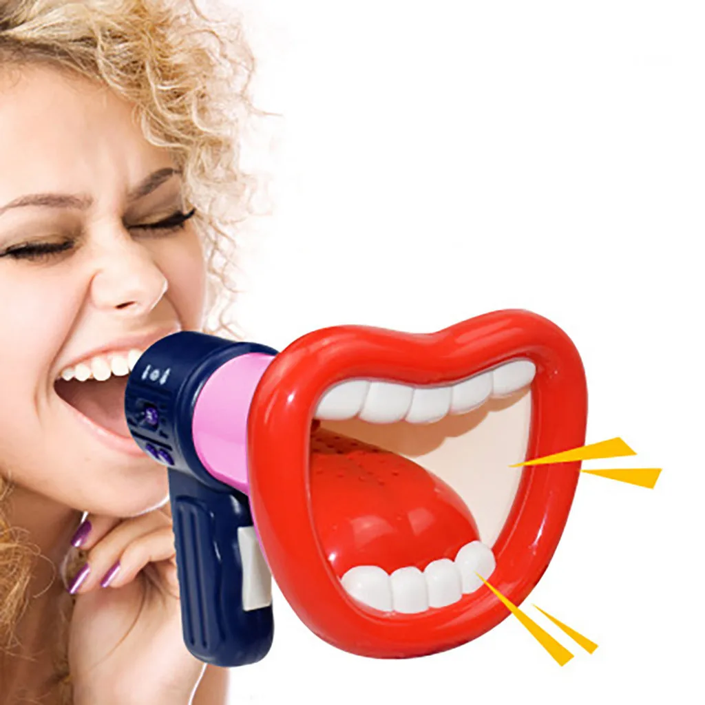 Детский Большой красный телефон Мегафон для детей с функцией Мегафона