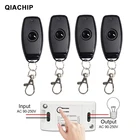 QIACHIP Универсальный Беспроводной 433 MHz AC 110 V 220 V 1 CH дистанционного Управление переключатель ВЧ реле Модуль приемника для свет открывания двери гаража