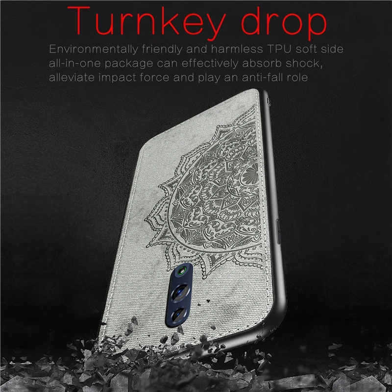 For OPPO Reno Case on for Oppo Cover sFor Coque PCAT00 Bumper Painted 3D Embossing Matte Back Wolfsay | Мобильные телефоны и