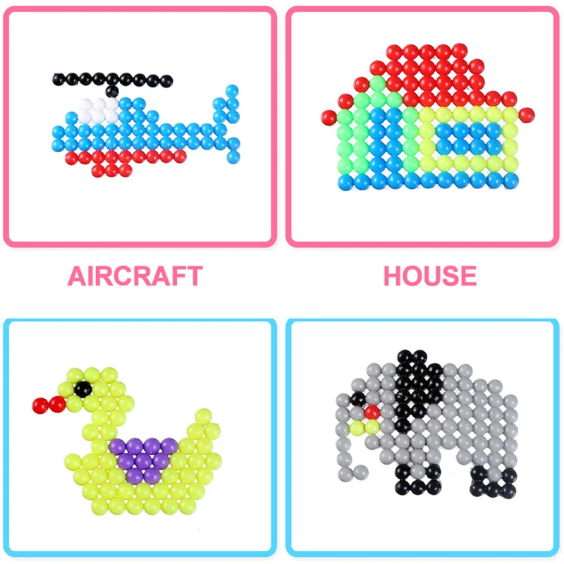 

Water mist magic bean set puzzle diy handmade toy water spray spell peas free iron water sticky beads