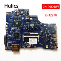 hulics original vaw11 la 9102p rev1 0 for dell inspiron 3721 5721 laptop motherboard cn 09khw3 09khw3 9khw3 i3 3227u cpu