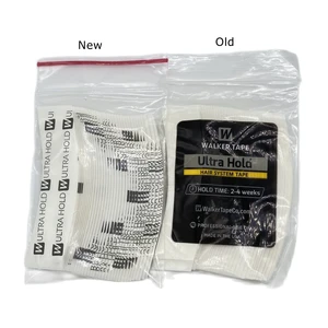 Лента кружевная двухсторонняя для парика, 36 шт., 7,6 см * 2,2 см, белая