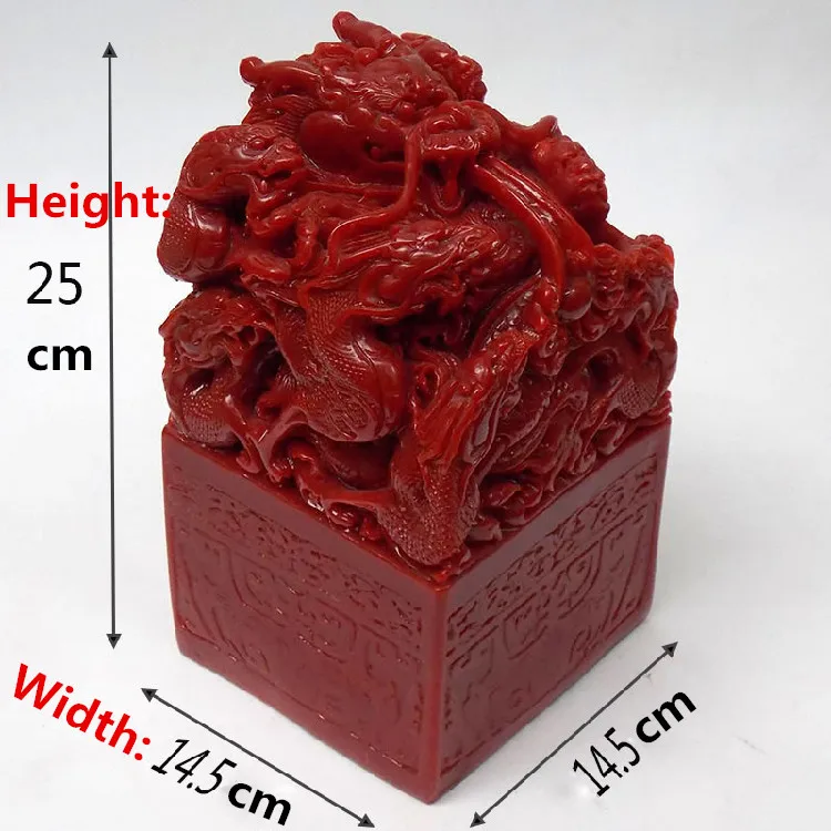 Специальный 9 Драконов нефритовый цвет для старых китайских императоров