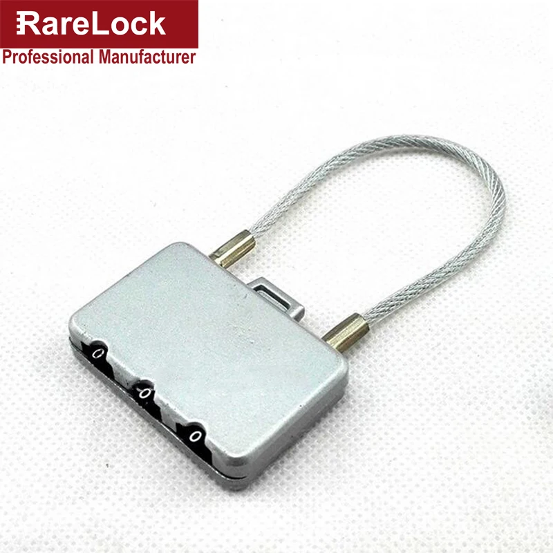 Rarelock проволочный Комбинированный Замок цветной замок с паролем для женщин сумка рюкзак ювелирный ящик деревянный чехол DIY ZS76 aa