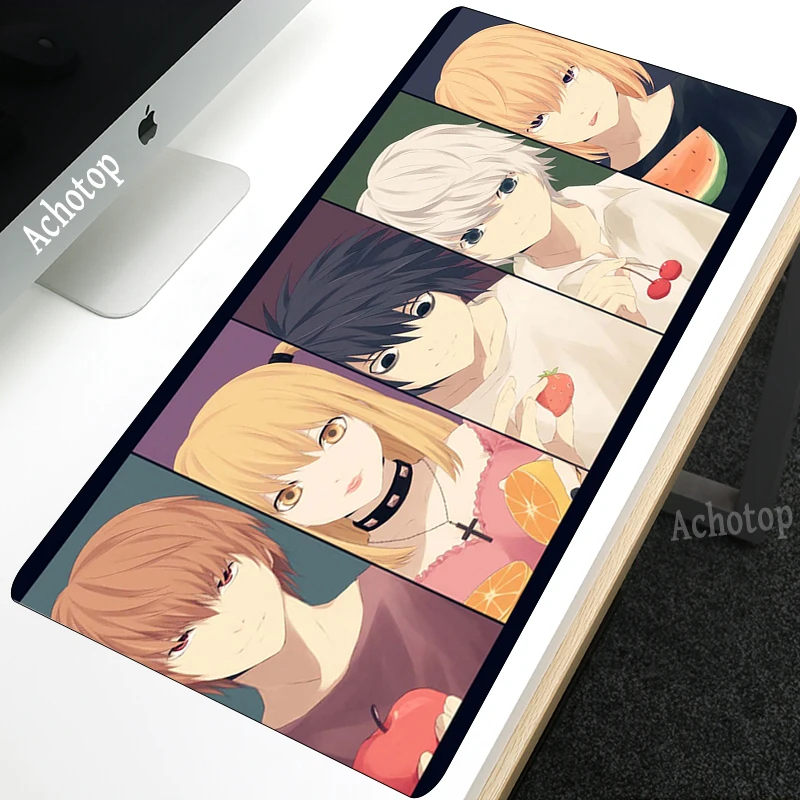 DIY Death Note MatsKira Gaming Mouse Pad Big Keyboard Mouse pad Anime Notebook Gamer Accessories Padmouse 900x400mm Mat Dropship