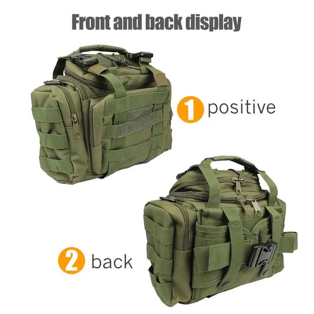 

Multipurpose CrossBody Bag Camping Bag 15L Sports Hiking Cycling Outdoors Shoulder Bags Fashion Lightweight Unisex