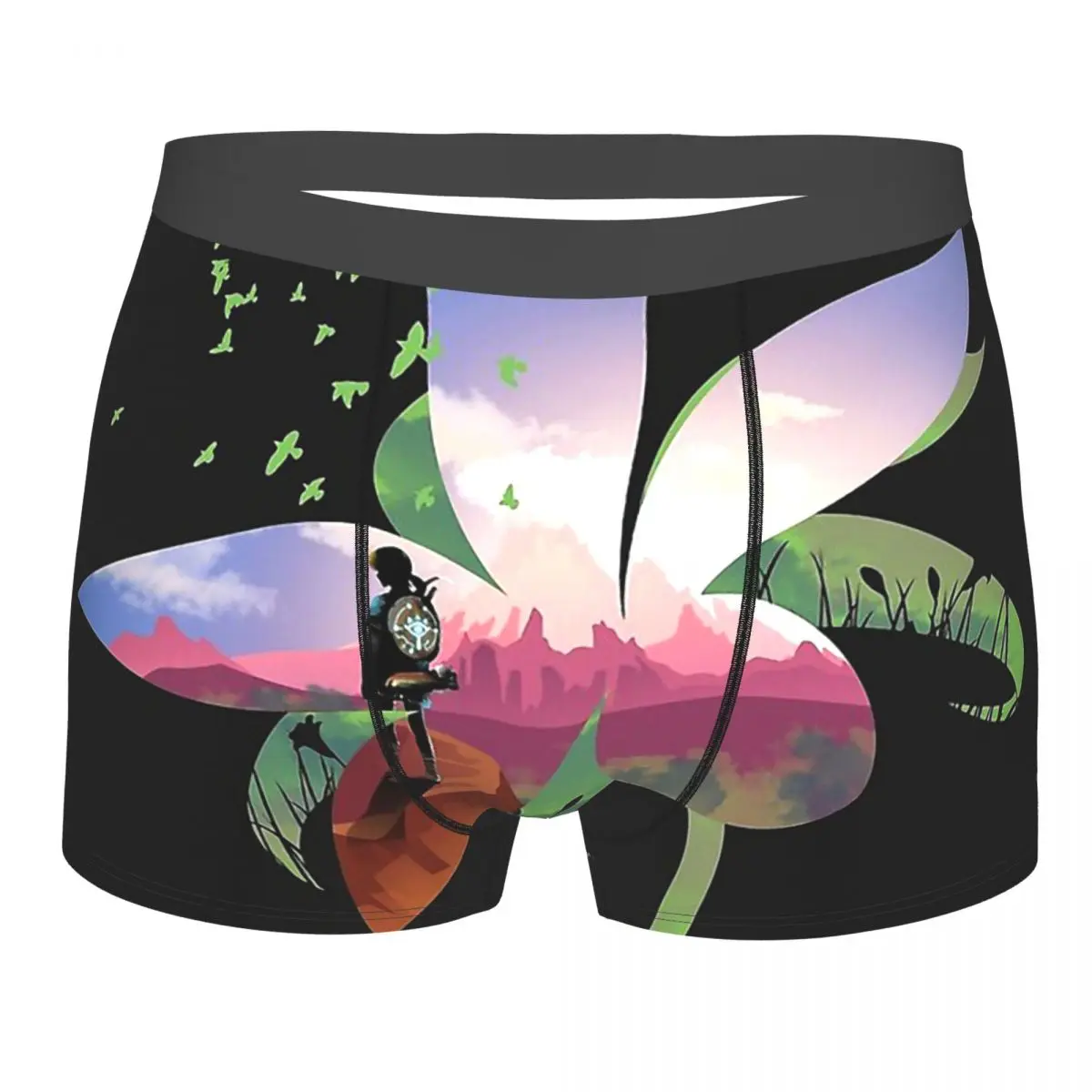 

Men's Panties Wild Flower Men Boxer Underwear Cotton for Male Twilight Bella Edward Cullen Large Size Lot Soft