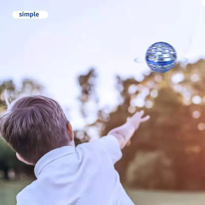 CSF&ampFlynova Flying Ball Spinner Toy Hand Controlled Drone Helicopter Rotating Mini UFO Kids Birthday Gift Toys for Children |