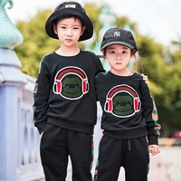 new arrival autumn winter boys girls 2 pcs outfits fashion sweater suits cotton childrens clothing sets kids