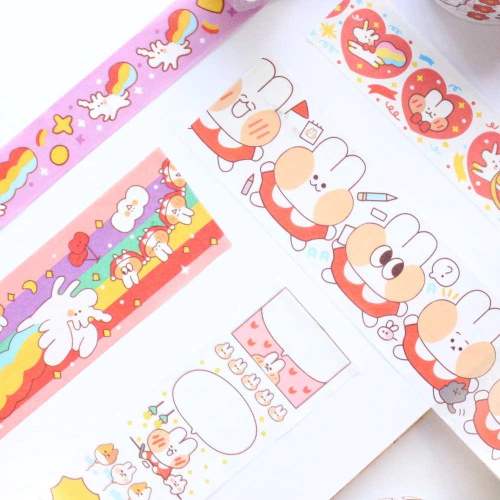 Милый кавайный японский мультяшный школьник Domikee маскирующая васи лента в рулоне