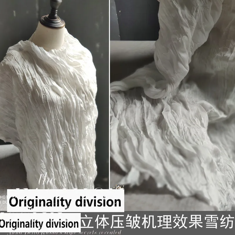 Тонкая прессованная шифоновая ткань для одежды 50*140 см/шт.|Ткань| |