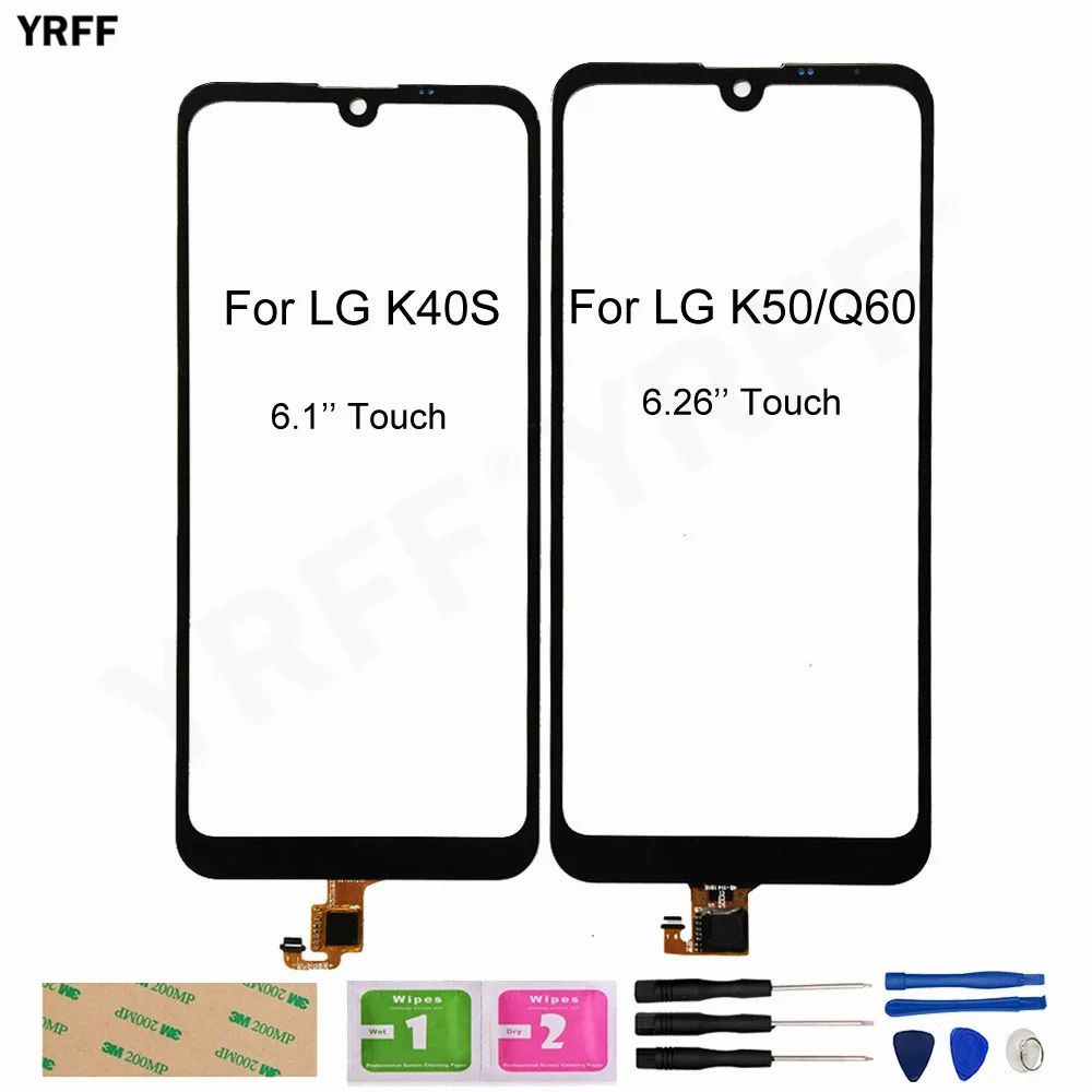 

For LG K40S Touch Screen Digitizer For LG K50 Q60 Touch Glass Panel Sensor Assembly Parts Free Shipping