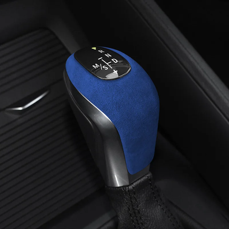Модная меховая кожаная наклейка для переключения передач bmw 2 серии 2015-2019 X1 2016-2019 1