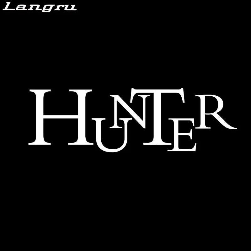Langru 15 2*4 7 см Охотник личности автомобиля тела наклейка наклейки креативные