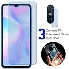 1-3 шт., прозрачный силиконовый чехол из ТПУ Для Xiaomi Mi Redmi 9a 9c 9 a c, закаленное стекло Redmi9a, Защитная пленка для камеры, экран
