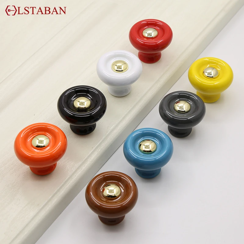 Красочная мебель ручка двери шкафа на заказ современный минималистичный ящик