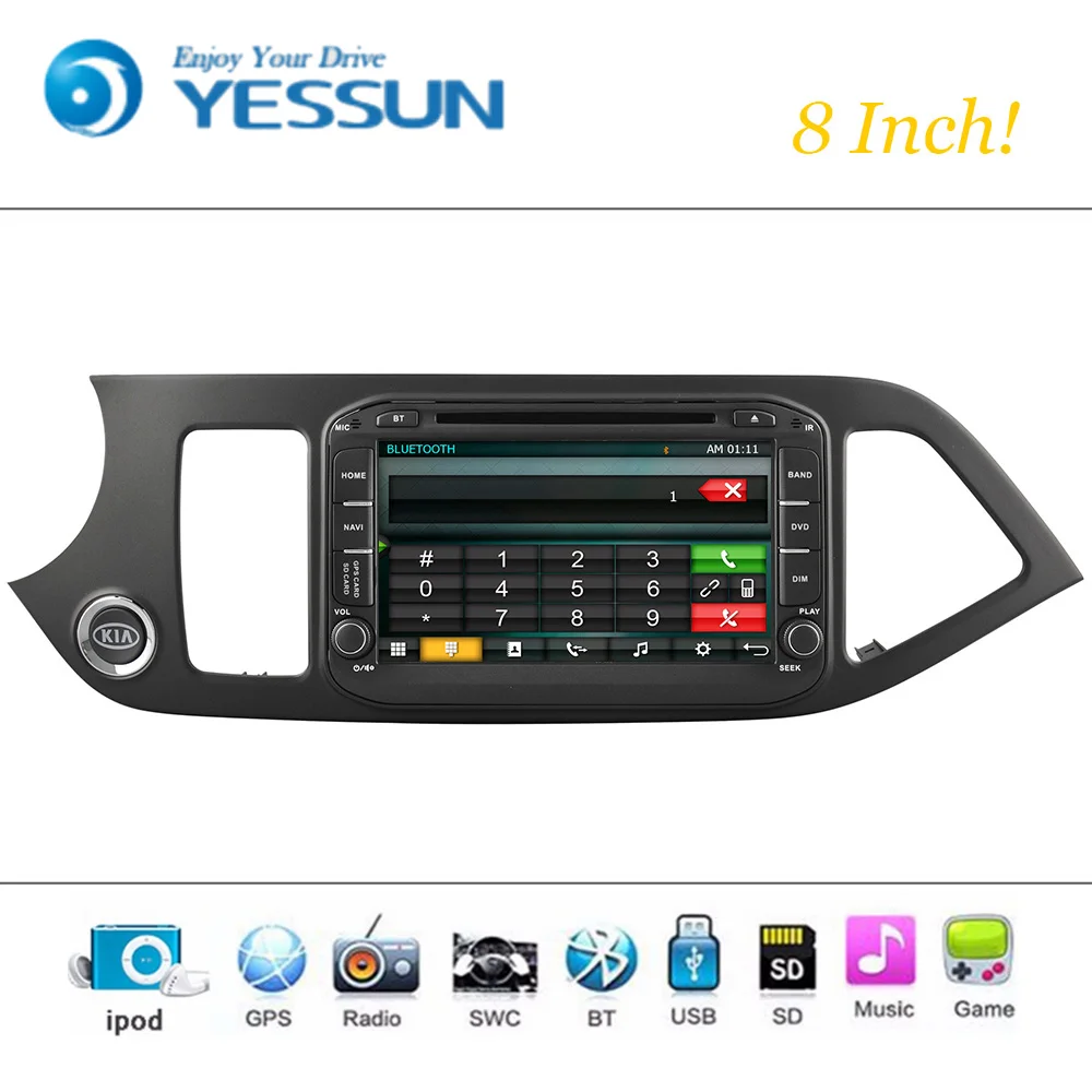 Автомобильный DVD плеер Android Wince система для KIA Morning Picabto Авторадио Стерео GPS