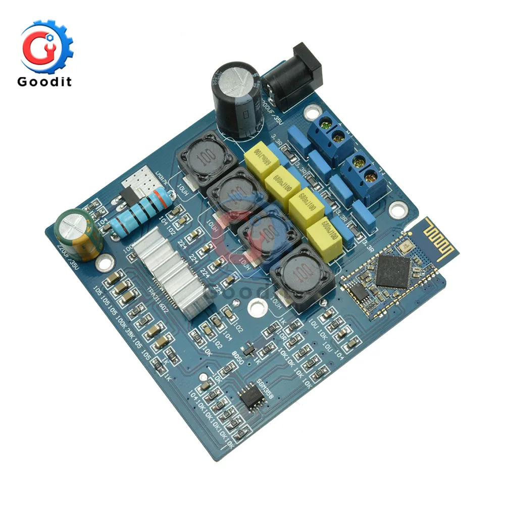 Плата усилителя мощности TPA3116 2*50 Вт Bluetooth 4 0 плата мини цифрового модуля PCB