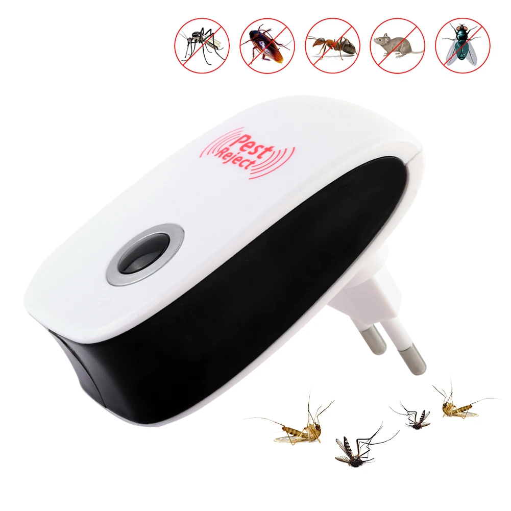 Электронный ультразвуковой отпугиватель насекомых 800 ~ 1200 квадратных ног