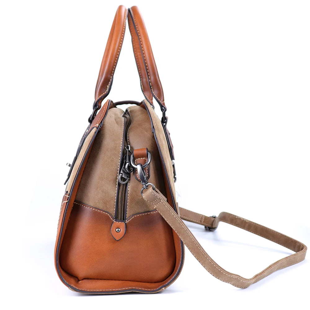 IMYOK новый дизайнерский Повседневный Женский тоут винтажные ручные сумки мягкая