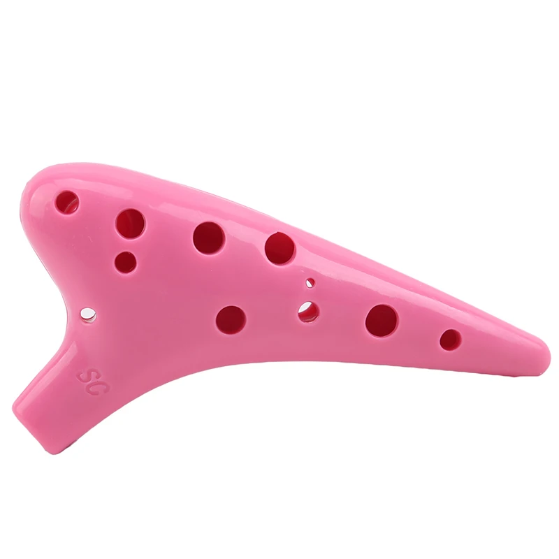 7 Colors 12 Hole Ocarina Ceramic Alto C Legend Of Flute Music Instrument Drop Shipping |