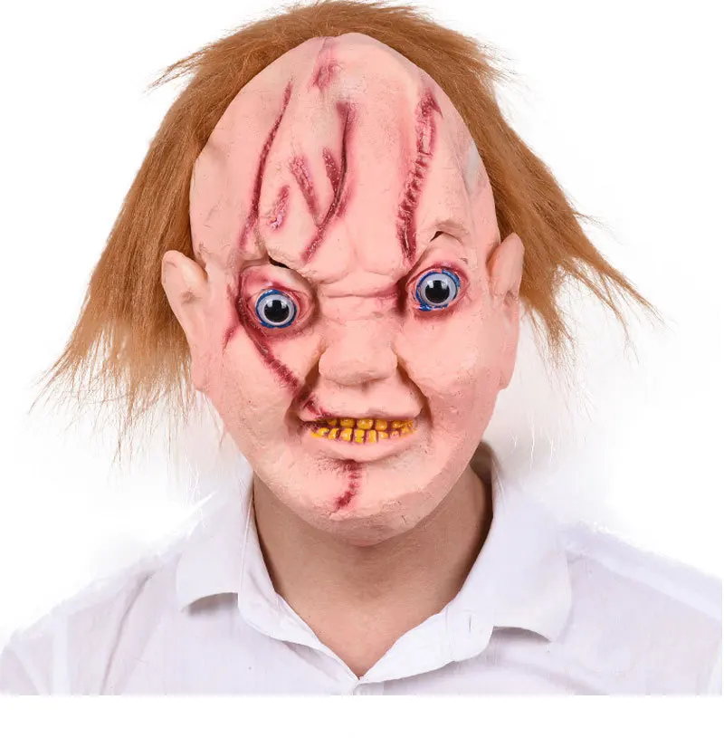 

Страшная смешная биохимическая искусственная маска зомби для маскарада