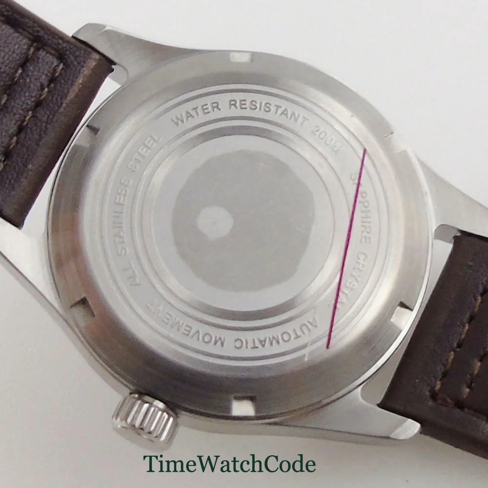NH35A/PT5000 тандорио 200 м водонепроницаемые винтажные автоматические мужские часы 39