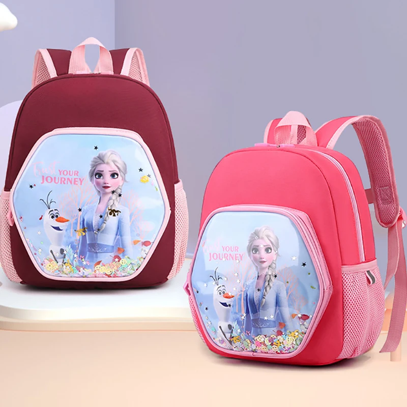 Детский Школьный рюкзак Disney с мультяшным принтом милый легкий светоотражающий