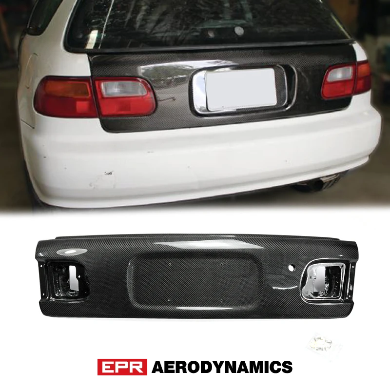 Автомобильный Стайлинг для Honda 1992-1995 EG Civic карбоновое волокно задний багажник