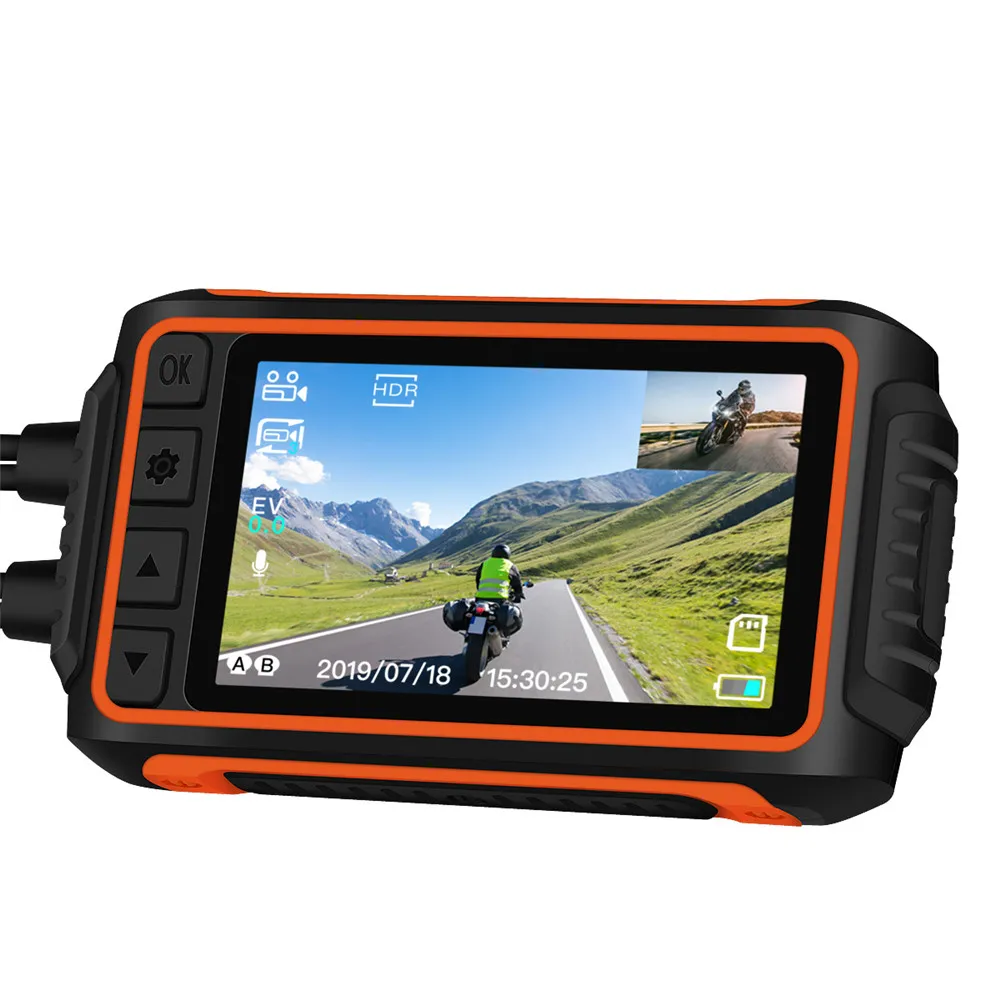 ] = WonVon A10 3 ''LCD видеорегистратор для мотоцикла 1080P Moto запись GPS камера с WiFi